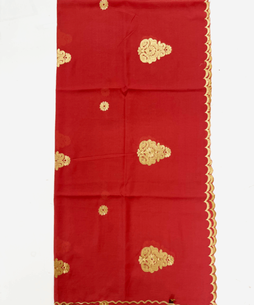 Swiss Voile small red