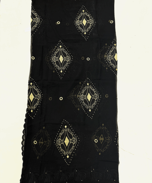 Chiffon Dupatta Black