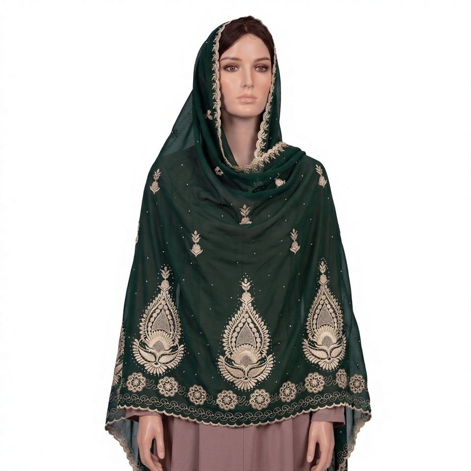Chiffon Hijab Shawl Floral